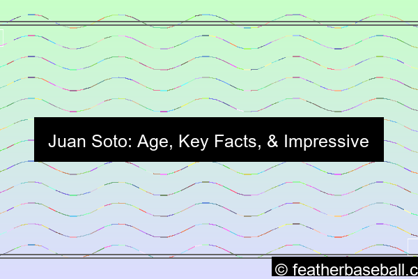 juan soto age key facts and figures