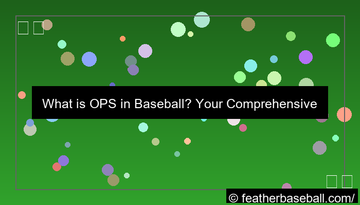 grafik what is ops in baseball a comprehensive guide to understanding on base plus slugging