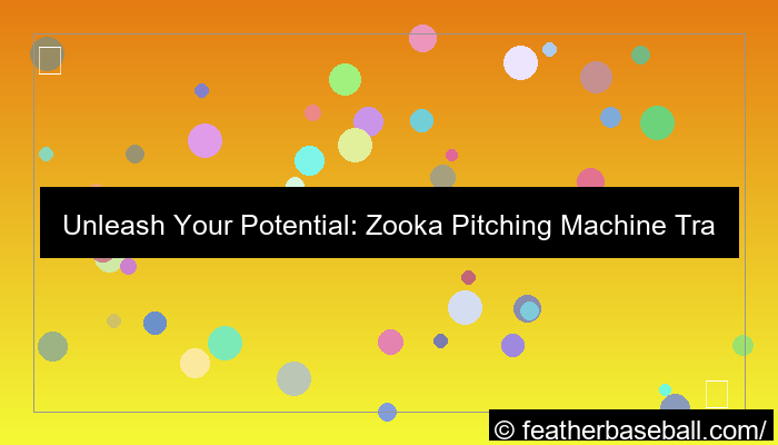 ilustrasi zooka pitching machine training like a pro